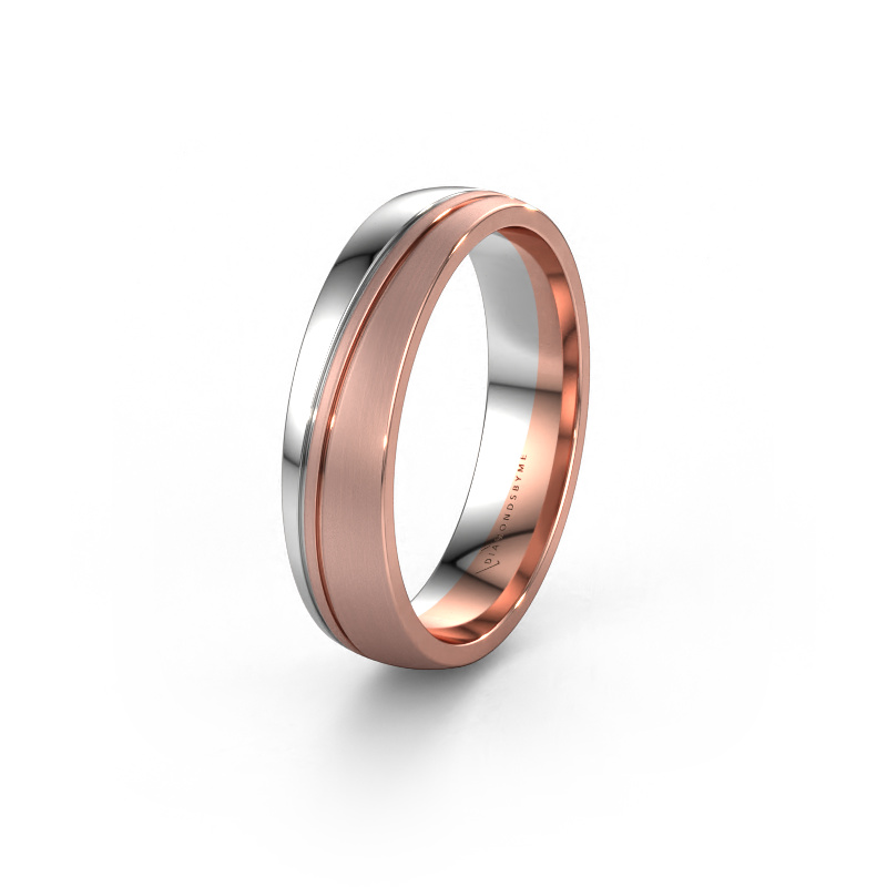 Image of Wedding ring WH0909M25X 585 rose gold ±0.20x0.06 in