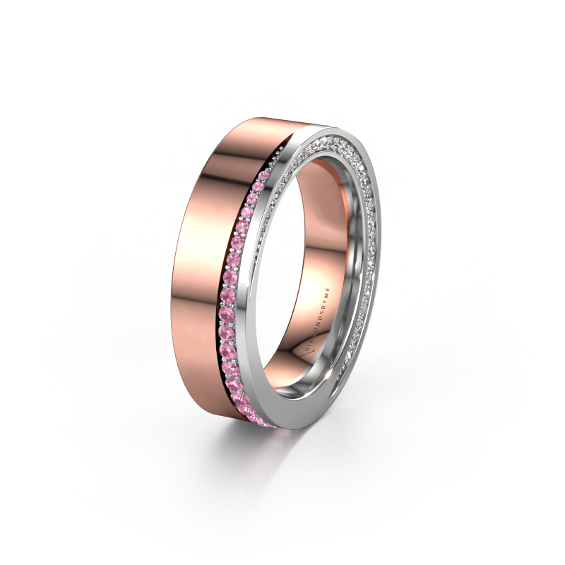 Image de Alliance WH1002L15DP 585 or rose ±6x2.3 mm Saphir rose