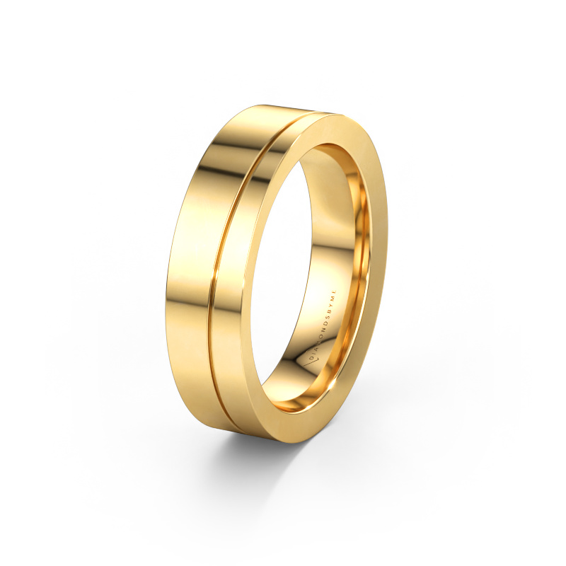 Bild av Vigselring WH1002M15D 585 gult guld ±6 x 2,3 mm