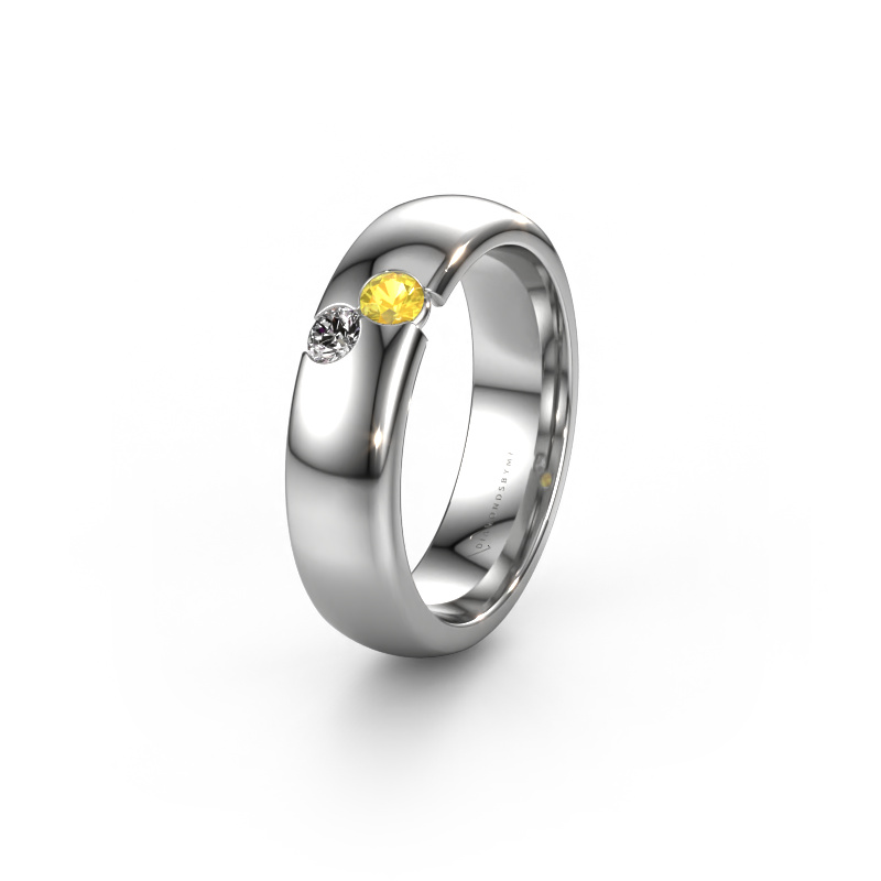 Image de Alliance WH1003L26C 950 platine ±6x2.2 mm Saphir jaune
