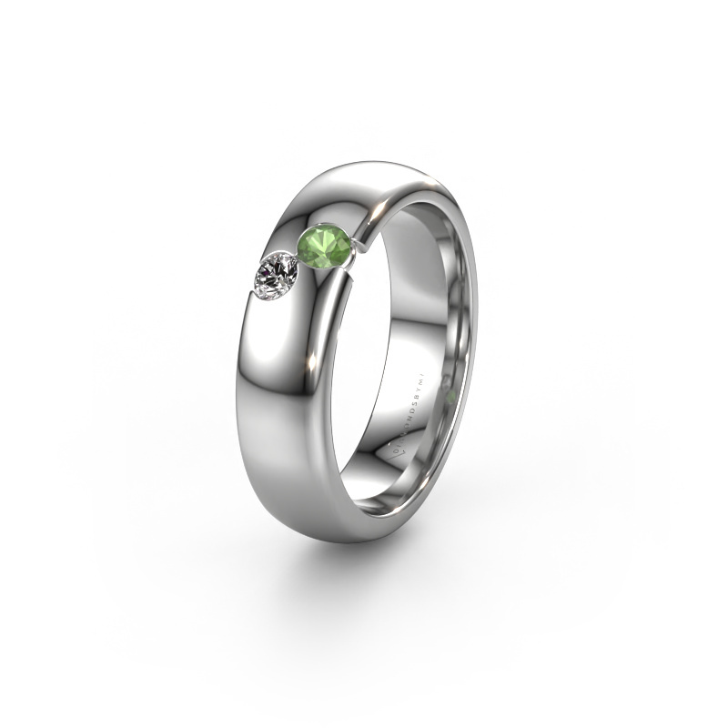 Image de Alliance WH1003L26C 585 or blanc ±6x2.2 mm Vert tourmaline