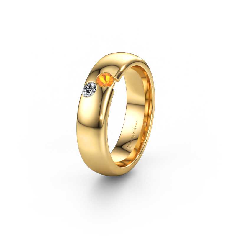 Immagine di Fede nuziale WH1003L26C 585 oro ±6 x 2,2 mm Citrino