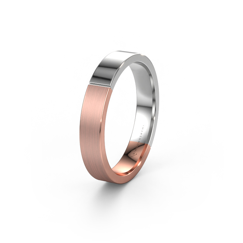 Image of Wedding ring WH1100M14AMP 585 rose gold ±0.16x0.07 in