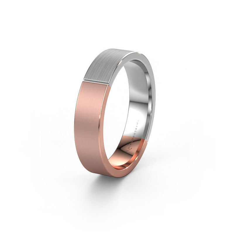 Image of Wedding ring WH1100M15AM 585 rose gold ±0.20x0.07 in