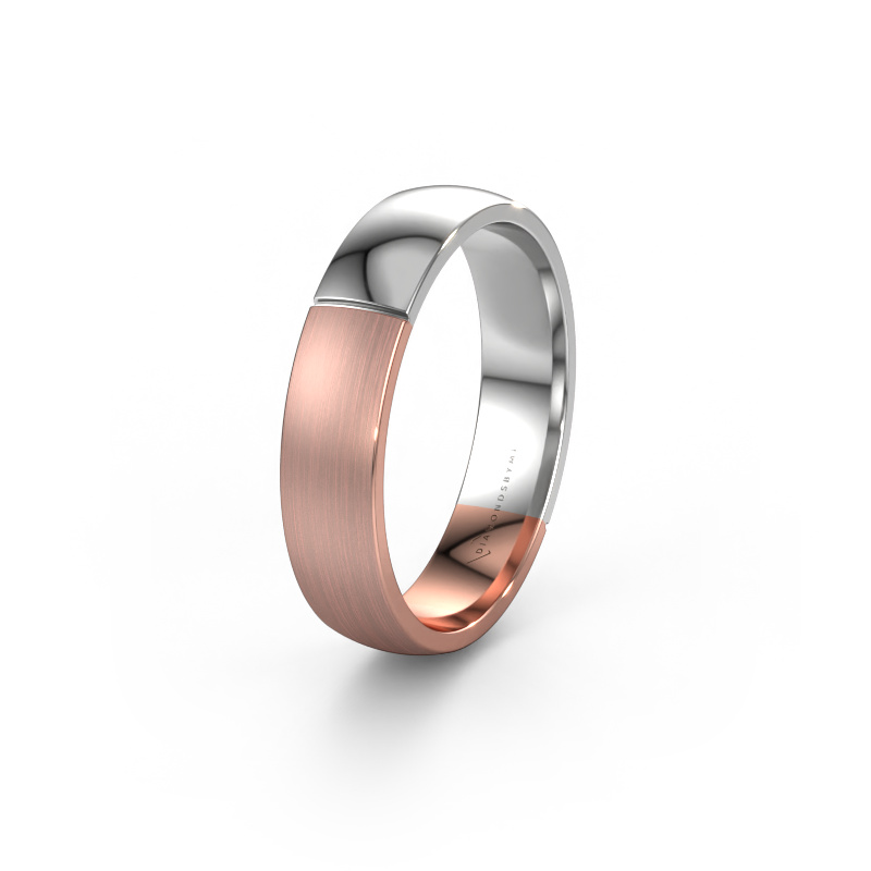 Image of Wedding ring WH1100M25AMP 585 rose gold ±0.20x0.07 in