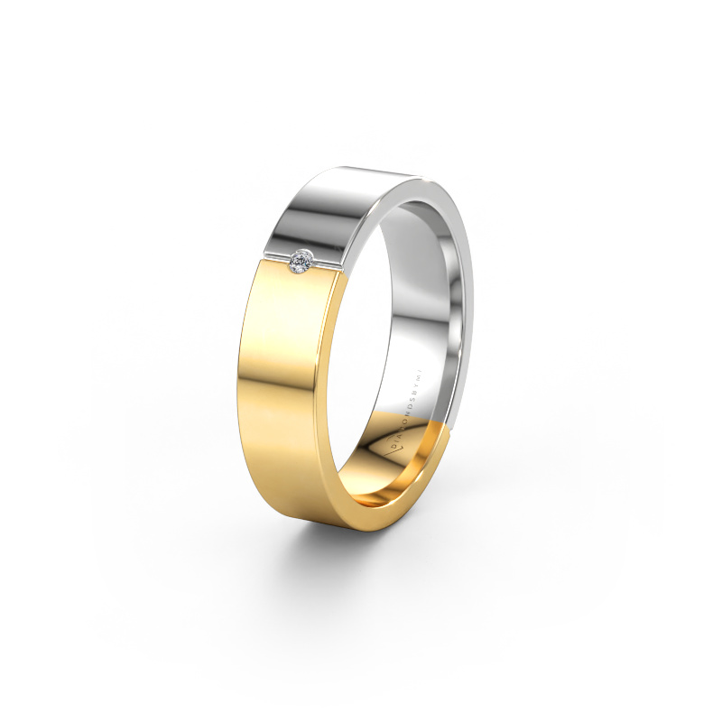 Bild von Freundschaftsring WH1101L15AP 585 Gold ±5 x 1,7 mm Diamant