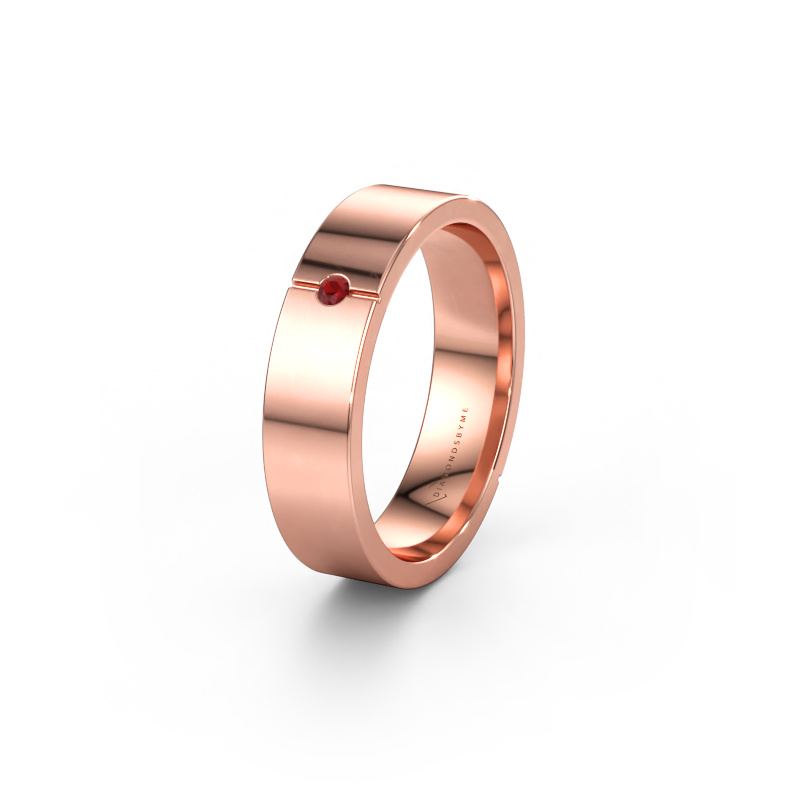 Immagine di Anello dell'amicizia WH1101L15AP 585 oro rosa ±5 x 1,7 mm Rubino