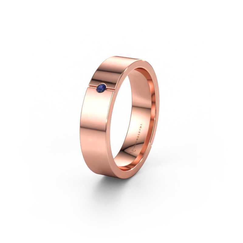Immagine di Anello dell'amicizia WH1101L15AP 585 oro rosa ±5 x 1,7 mm Zaffiro