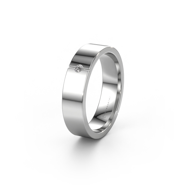 Image of Friendship ring WH1101L15AP 950 platinum ±0.20x0.07 in Zirconia