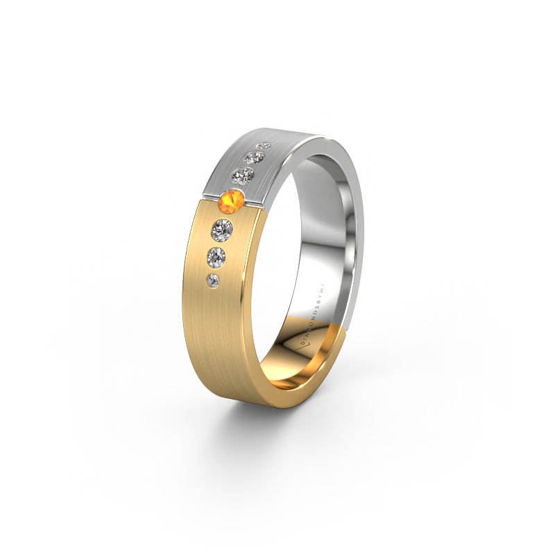 Bild von Ehering WH1101L15SAM 585 Gold ±5x1.7 mm Citrin