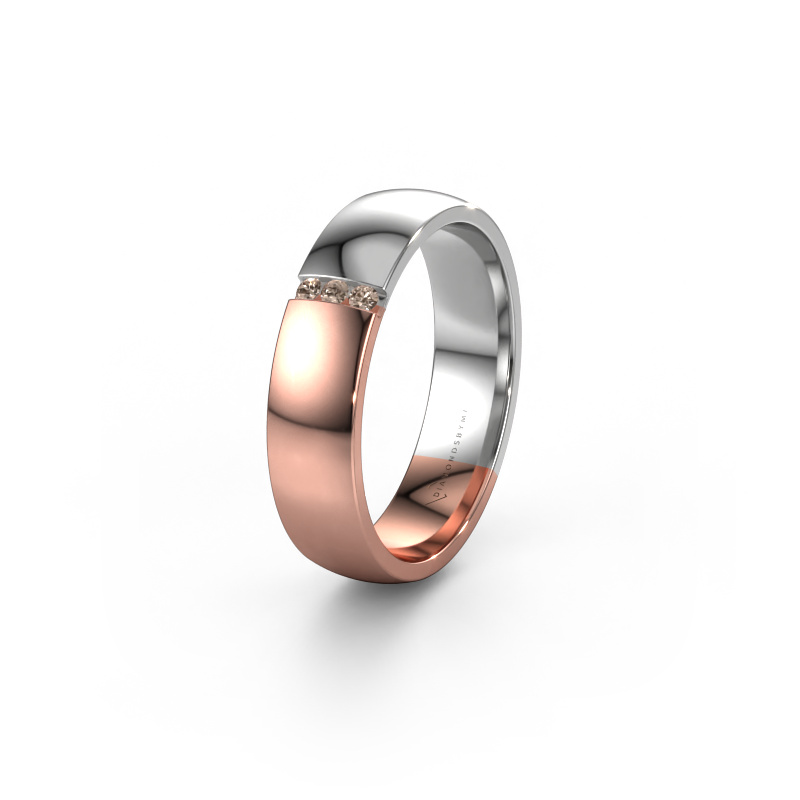 Image de Alliance WH1103L25AP 585 or rose ±5x1.7 mm Diamant brun