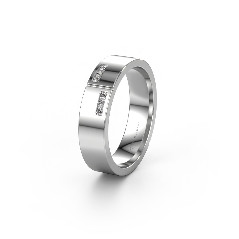 Bild von Ehering WH1106L15AP 950 Platin ±5x1.7 mm Zirkonia