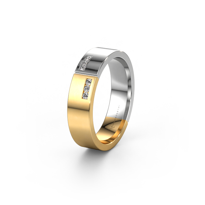 Bild von Ehering WH1106L15AP 585 Gold ±5x1.7 mm Zirkonia