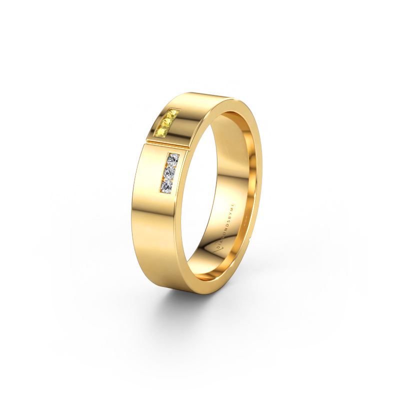 Bild av Vigselring WH1106L15AP 585 gult guld ±5 x 1,7 mm Gul safir