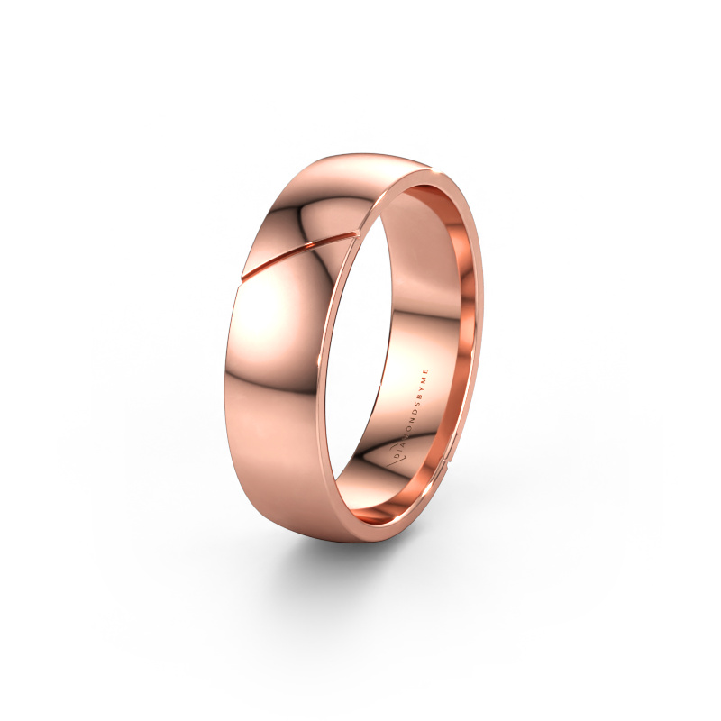Immagine di Fede nuziale WH1200M26AP 585 oro rosa ±6 x 1,7 mm