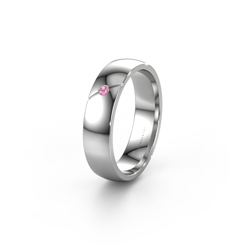 Image de Alliance WH1201L25AP 585 or blanc ±5x1.7 mm Saphir rose