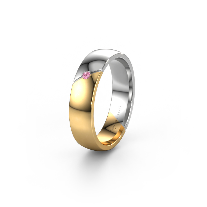 Bild von Ehering WH1201L25AP 585 Gold ±5x1.7 mm Pink Saphir