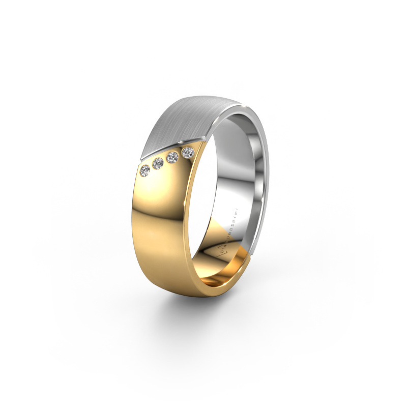 Bild von Ehering WH1201L26SAPM 585 Gold ±6x1.7 mm Diamant