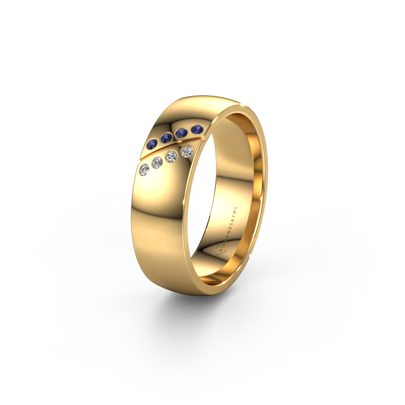 Bild von Trauring WH1201L26AP8 585 Gold ±6x1.7 mm Saphir