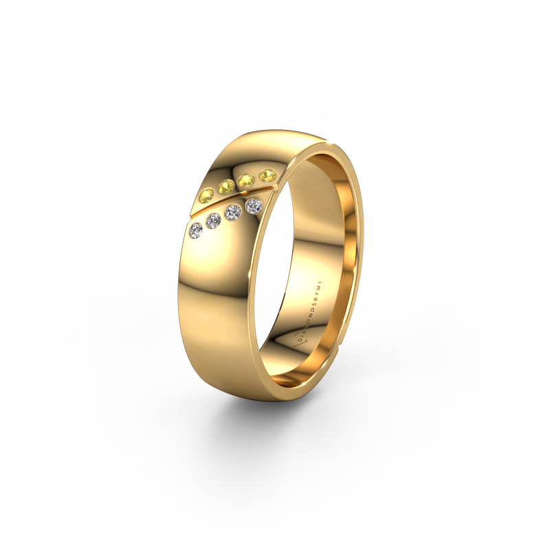 Bild von Trauring WH1201L26AP8 585 Gold ±6x1.7 mm Gelb Saphir