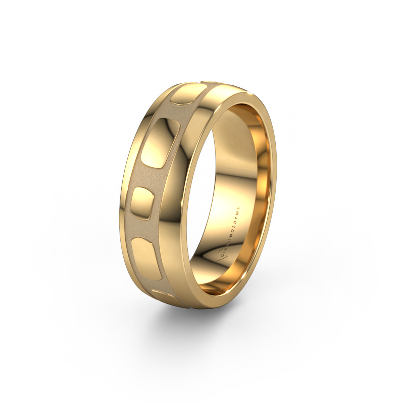 Image of Wedding ring WH2002M 585 gold ±0.28x0.08 in