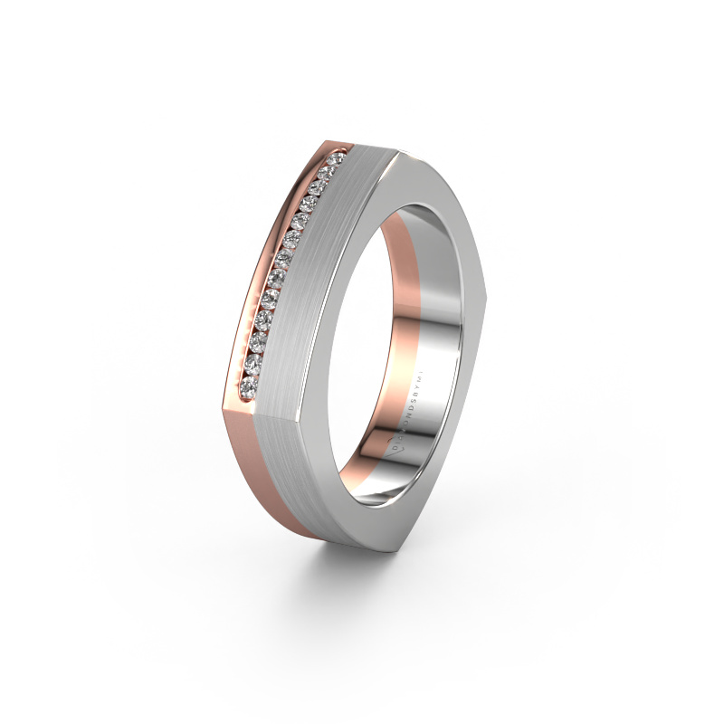 Bild von Ehering WH2005L 585 Roségold ±5x2 mm Zirkonia