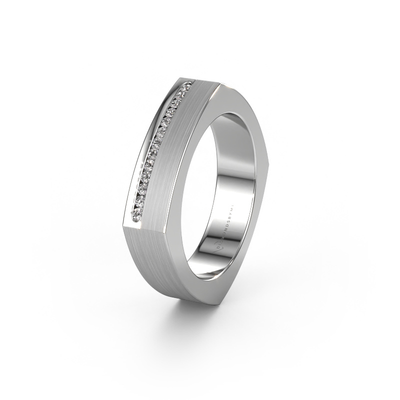 Bild von Ehering WH2005L 950 Platin ±5x2 mm Zirkonia