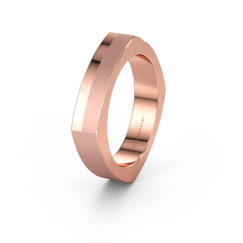 Immagine di Fede nuziale WH2005M 585 oro rosa ±5 x 2 mm