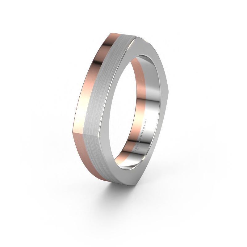 Image of Wedding ring WH2005M 585 rose gold ±0.20x0.08 in