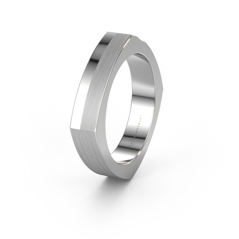 Image of Wedding ring WH2005M 950 platinum ±0.20x0.08 in