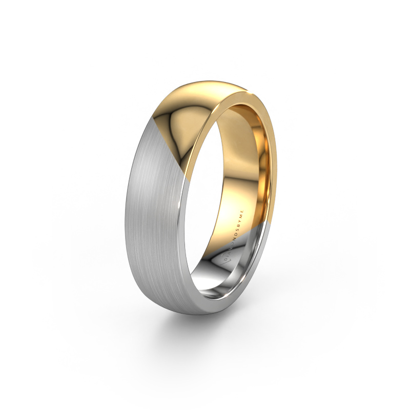 Bild von Ehering WH2007M 585 Weißgold ±6x2 mm