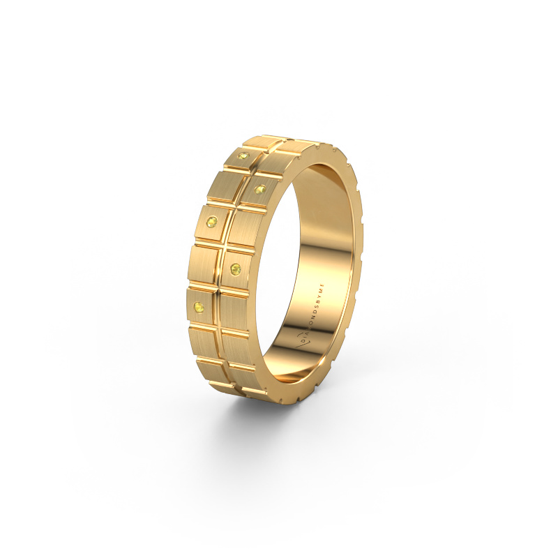 Bild von Freundschaftsring WH2011L 585 Gold ±5x1.8 mm Gelb Saphir