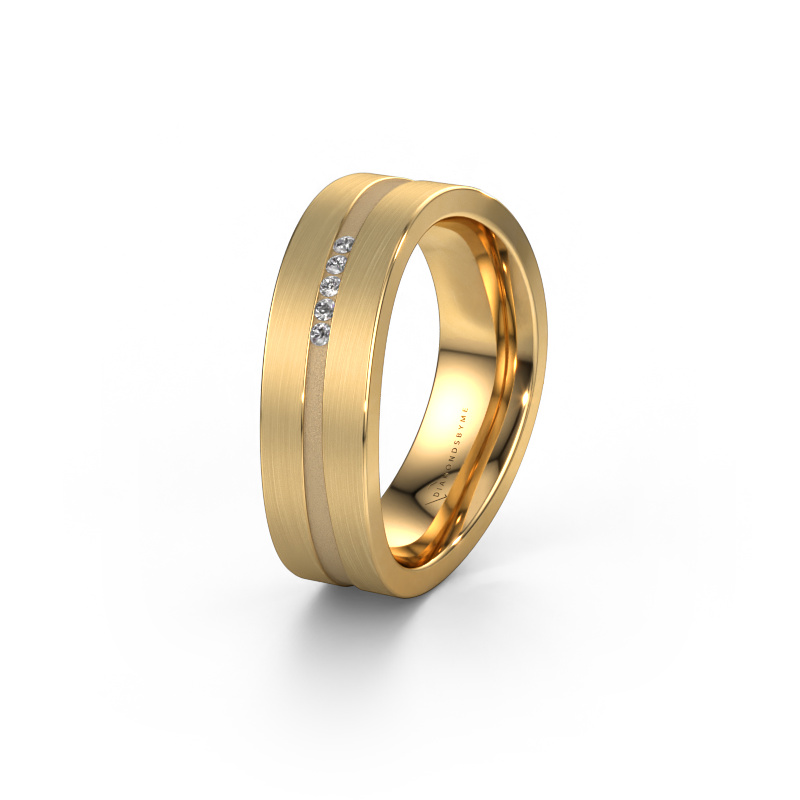 Bild von Ehering WH2019P 585 Gold ±6x2 mm Diamant