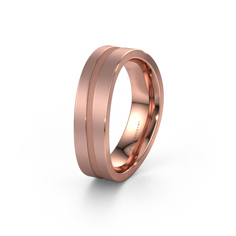 Bild von Ehering WH2019M 585 Roségold ±6x2 mm