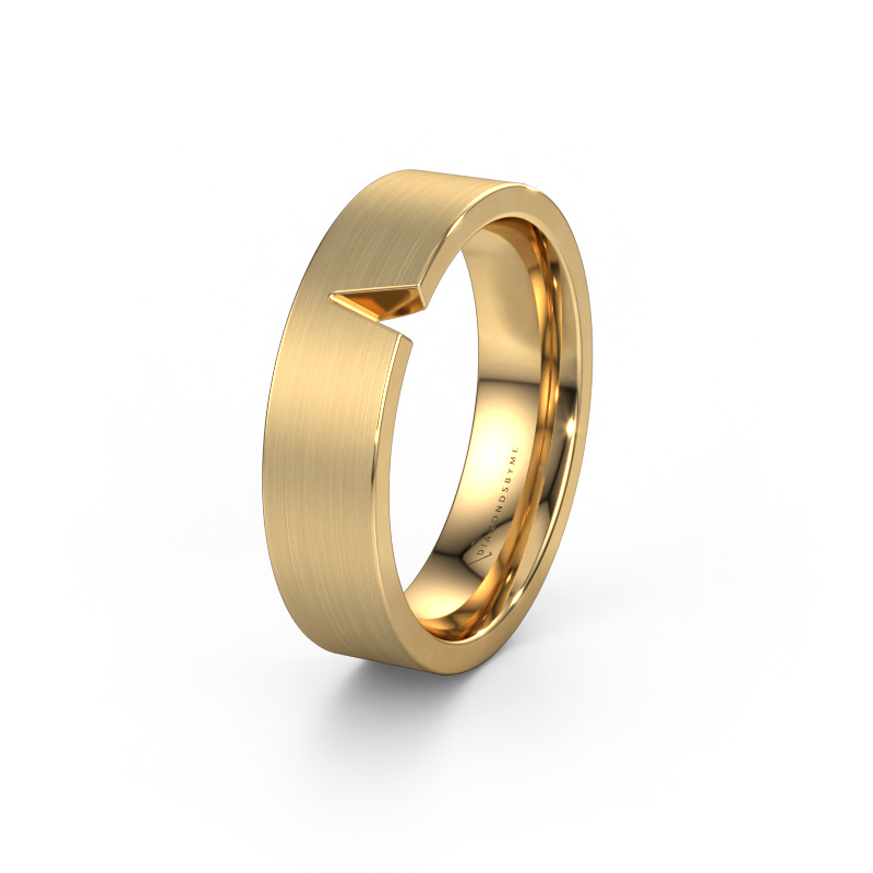 Image of Wedding ring WH2023M 585 gold ±0.24x0.08 in