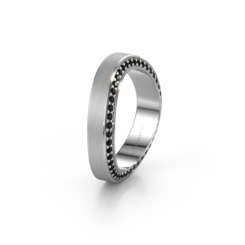 Bild von Ehering WH2029AM 950 Platin ±5x2.2 mm Schwarz Diamant