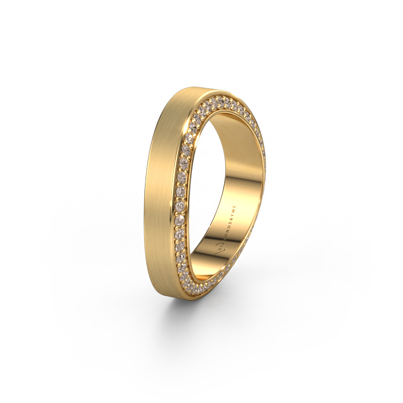 Bild von Ehering WH2029AM 585 Gold ±5x2.2 mm Braun Diamant