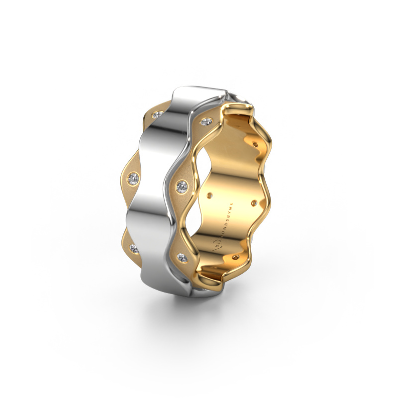 Image de Alliance WH2033L 585 or jaune ±7x2.4 mm Diamant synthétique