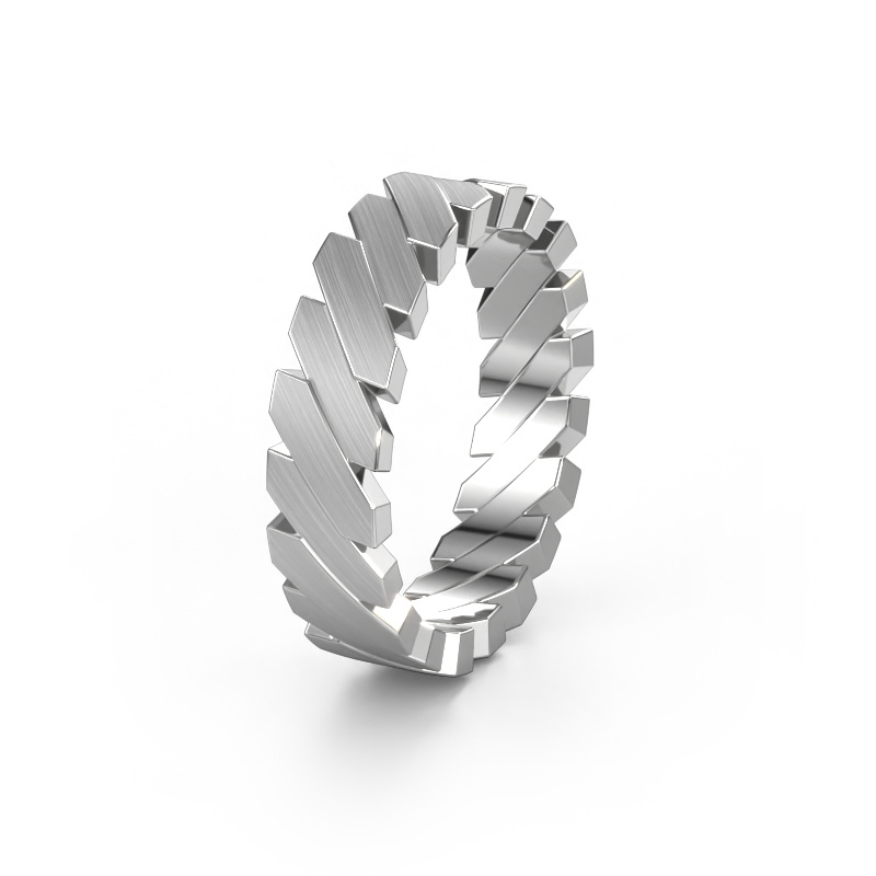 Image of Wedding ring WH2036M 950 platinum ±0.28x0.09in