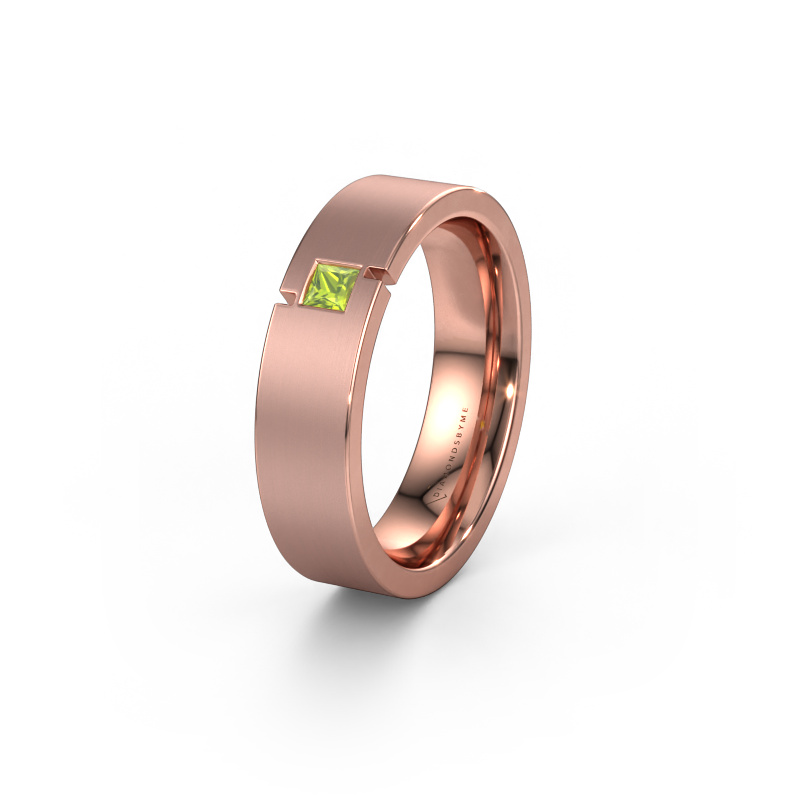 Bild von Ehering WH2040L 585 Roségold ±5,5x2.2 mm Peridot