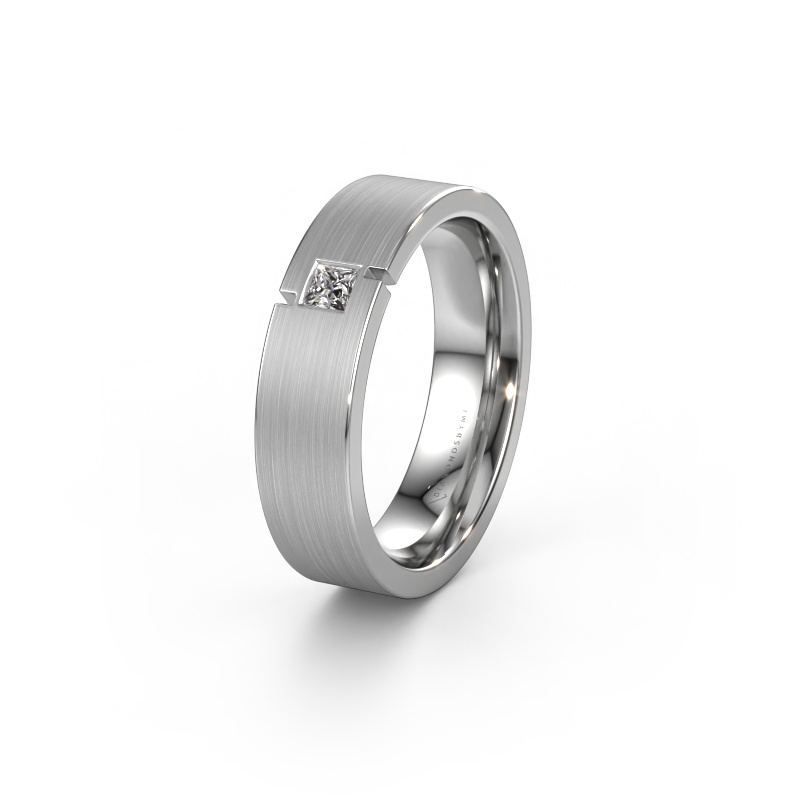 Image of Wedding ring WH2040L 950 platinum ±0.22x0.09in Diamond