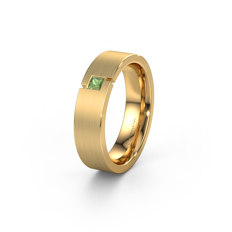 Bild von Ehering WH2040L 585 Gold ±5,5x2.2 mm Turmalin grün