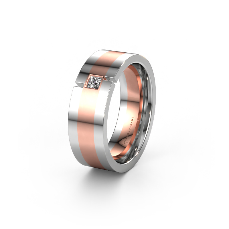 Bild von Ehering WH2042P 585 Roségold ±7x2.4 mm Zirkonia