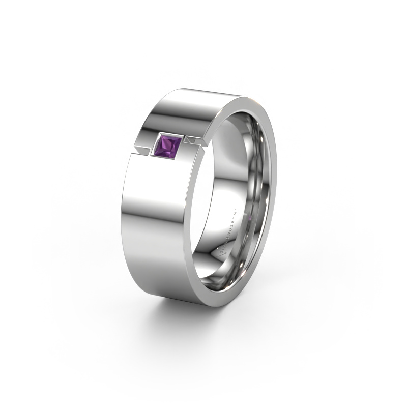 Bild von Ehering WH2042P 950 Platin ±7x2.4 mm Amethyst