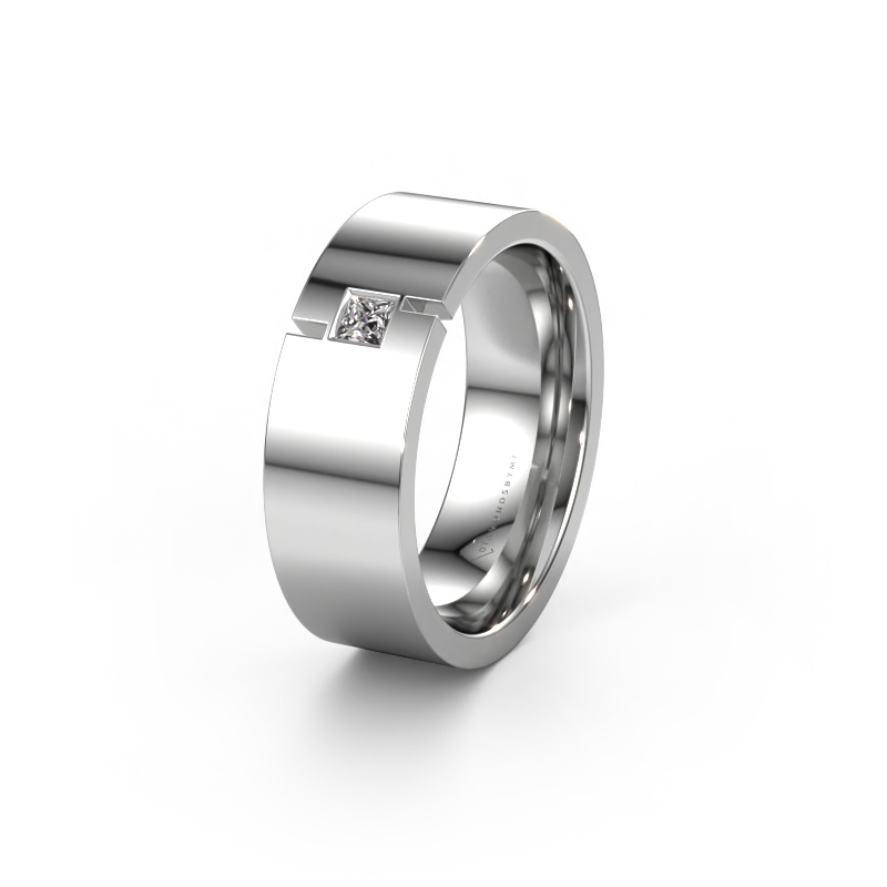 Bild von Ehering WH2042P 950 Platin ±7x2.4 mm Diamant