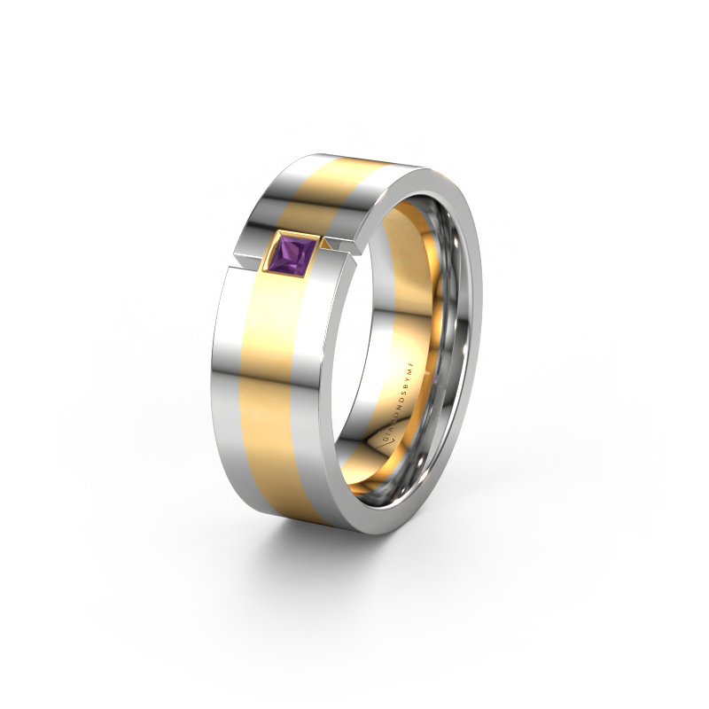 Bild von Ehering WH2042P 585 Gold ±7x2.4 mm Amethyst