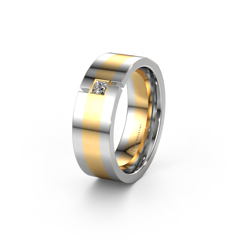 Bild von Ehering WH2042P 585 Gold ±7x2.4 mm Diamant