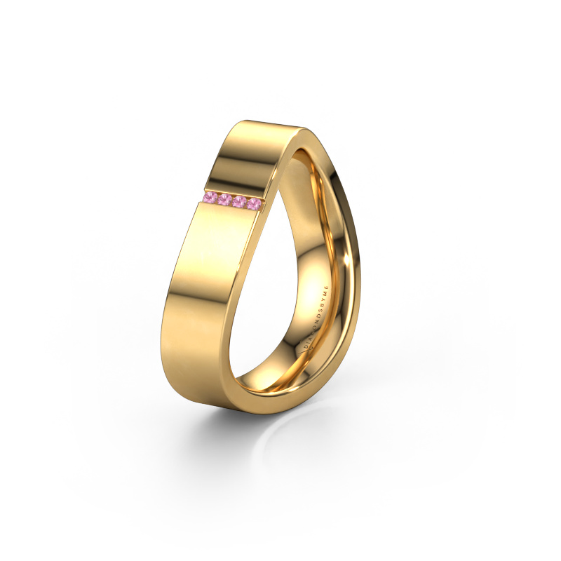 Image de Alliance WH2046LP 585 or jaune ±5x2.2 mm Saphir rose