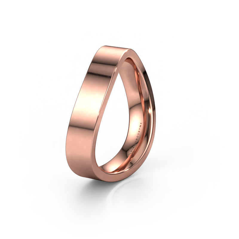 Image of Wedding ring WH2046MP 585 rose gold ±0.20x0.09in