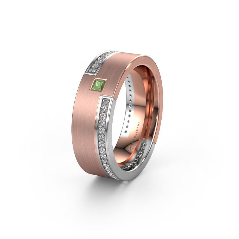 Image de Alliance WH2048L17DM 585 or rose ±7x2.4 mm Vert tourmaline
